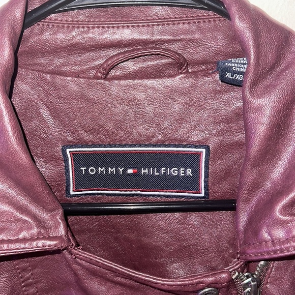 Tommy Hilfiger Moto Faux Leather Jacket - Picture 4 of 6